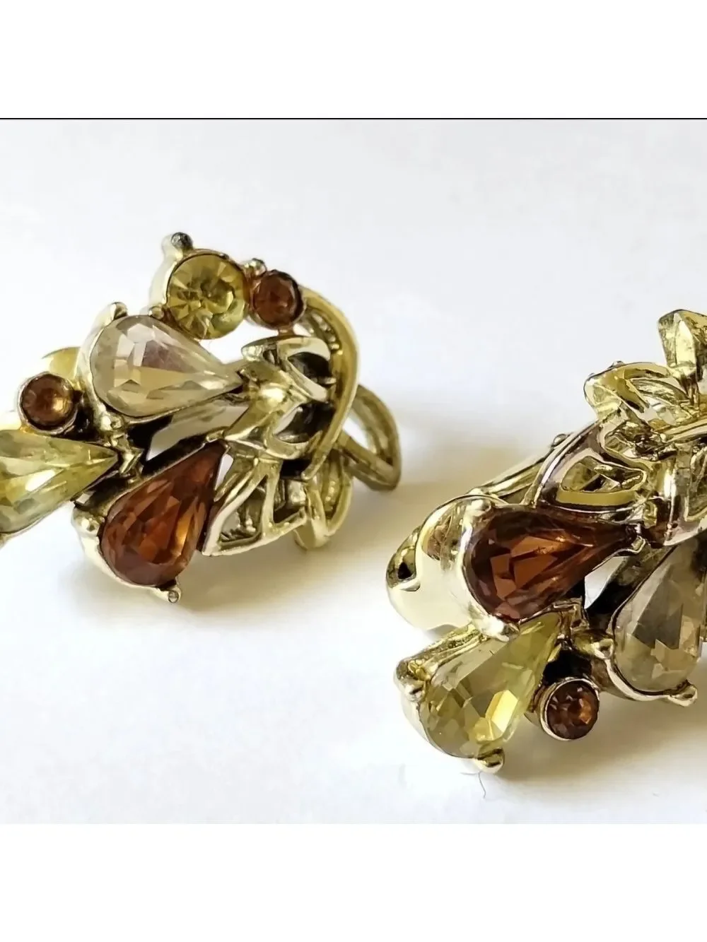 Coro Vintage Clip Earrings